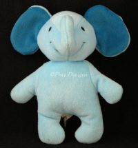 Gap BLUE ELEPHANT Roar Lovey Baby Toy